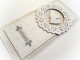 Zaproszenie ślubne w beżu scrapbooking